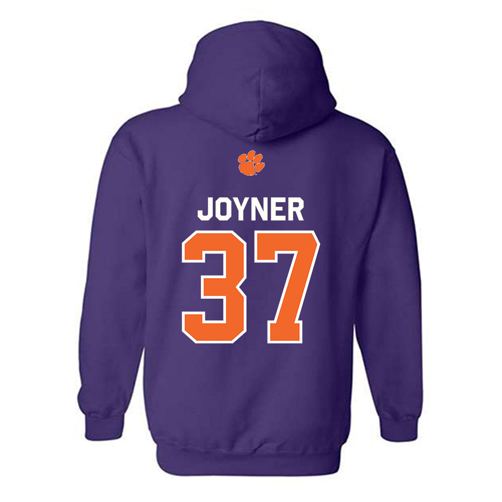 Clemson - NCAA Football : Davion Joyner - Classic Shersey Hooded Sweatshirt-1