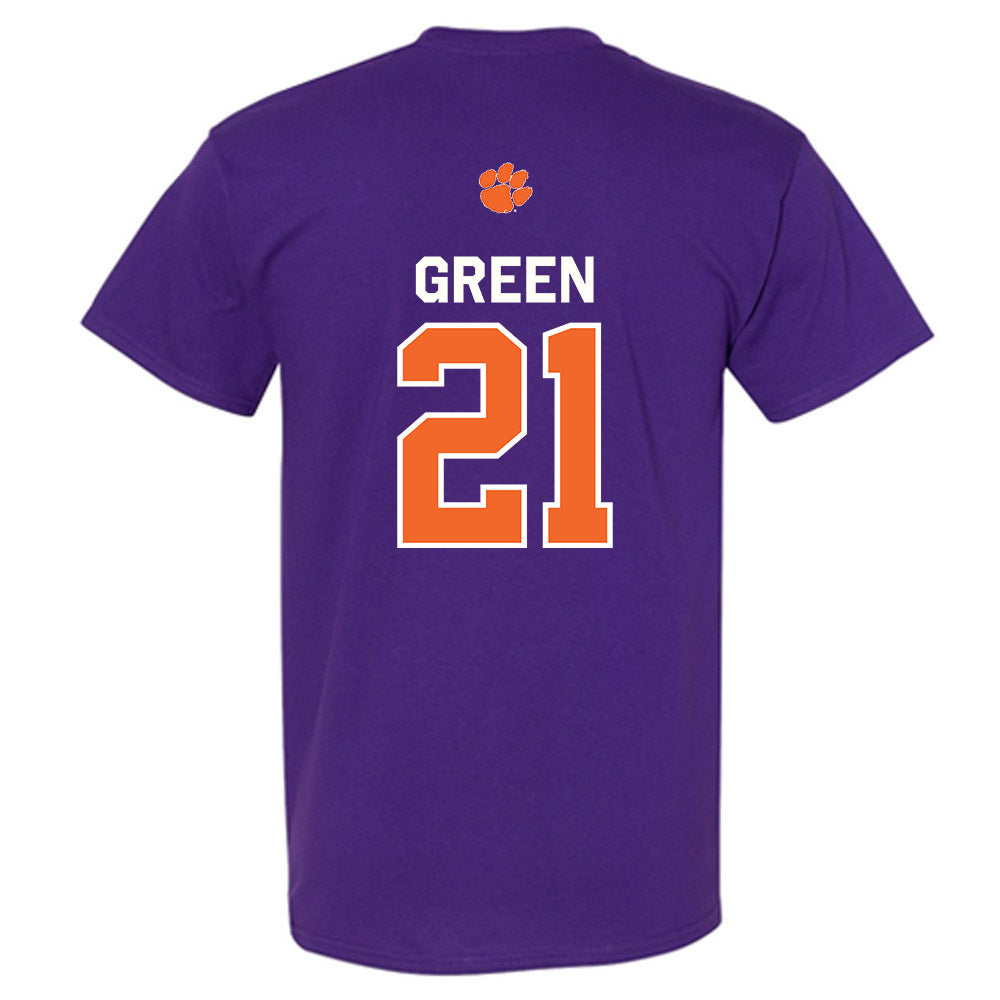 Clemson - NCAA Football : Jarvis Green - Classic Shersey T-Shirt-1