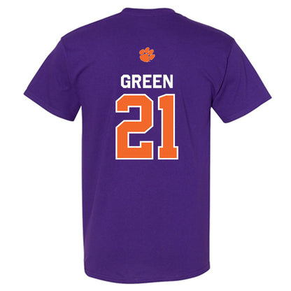 Clemson - NCAA Football : Jarvis Green - Classic Shersey T-Shirt-1