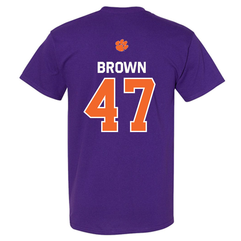 Clemson - NCAA Football : Sammy Brown - Classic Shersey T-Shirt-1
