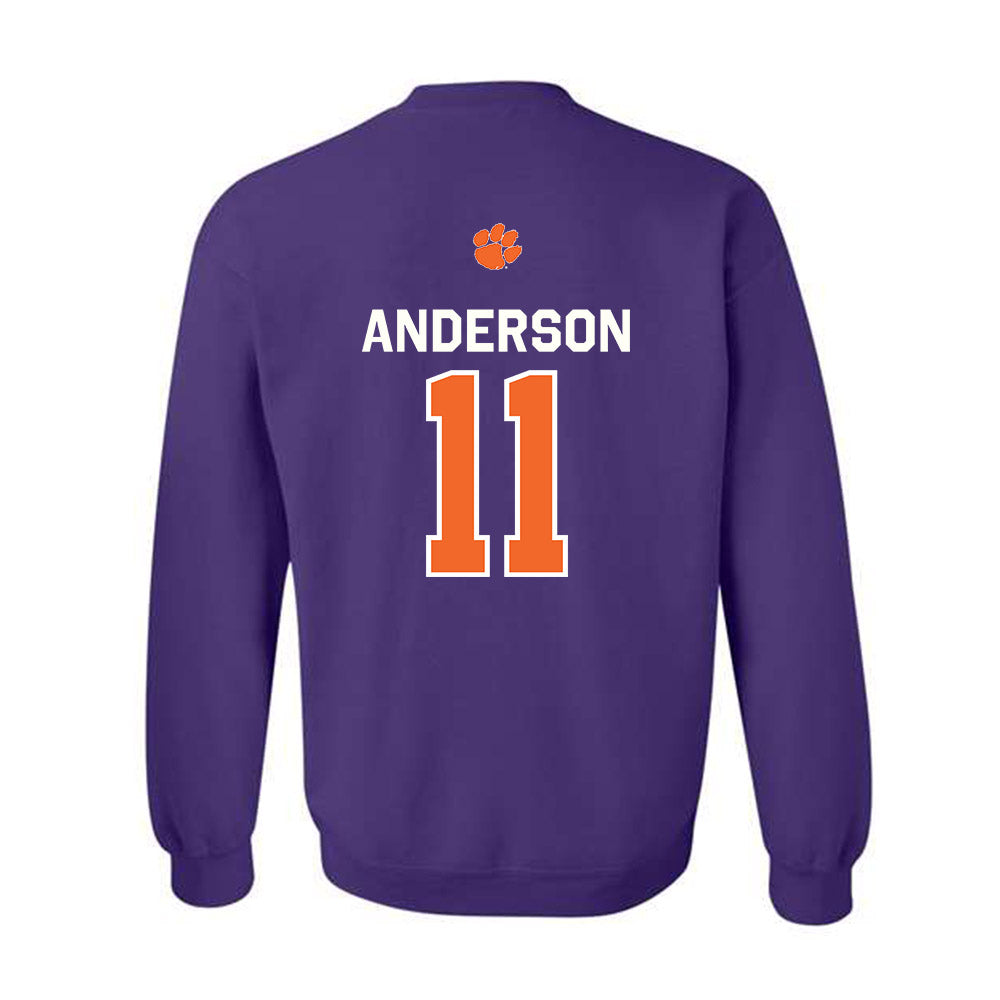 Clemson - NCAA Football : Polo Anderson - Classic Shersey Crewneck Sweatshirt-1