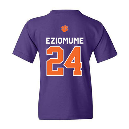 Clemson - NCAA Football : David Eziomume - Classic Shersey Youth T-Shirt-1