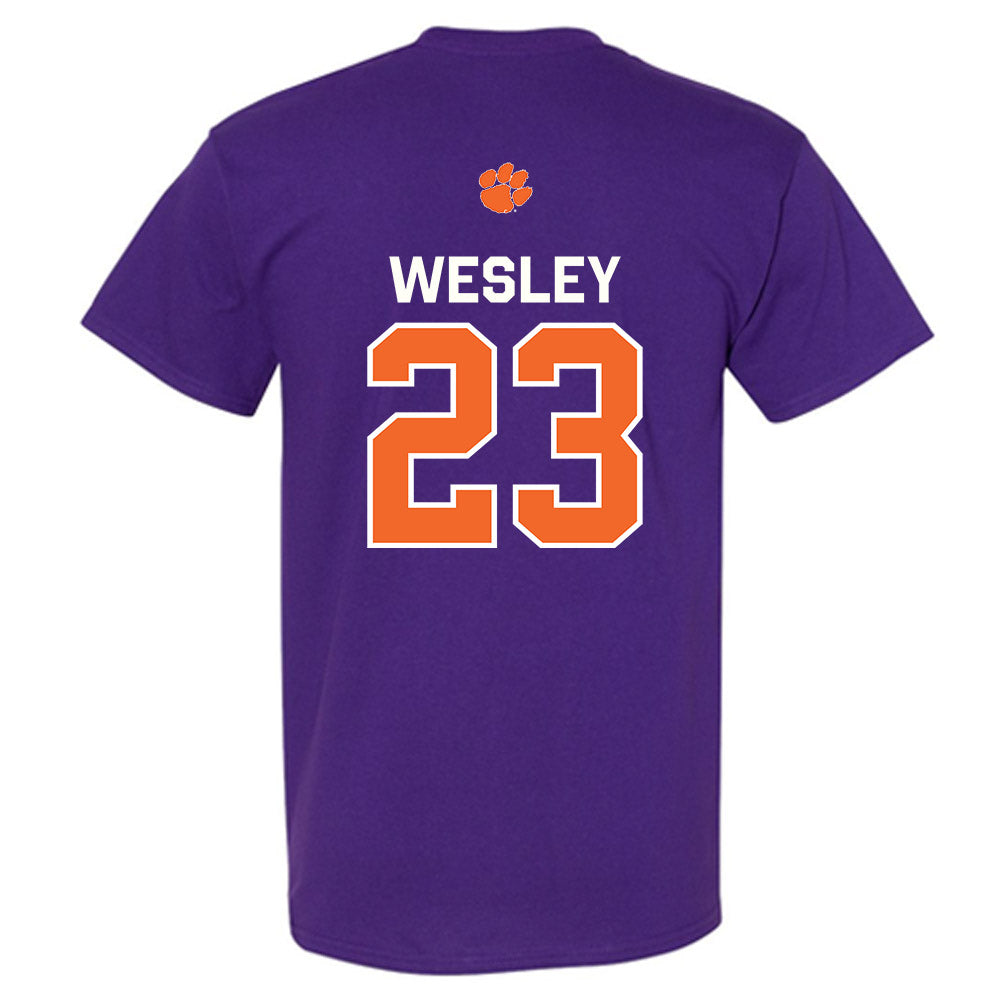 Clemson - NCAA Football : C.J. Wesley - Classic Shersey T-Shirt-1