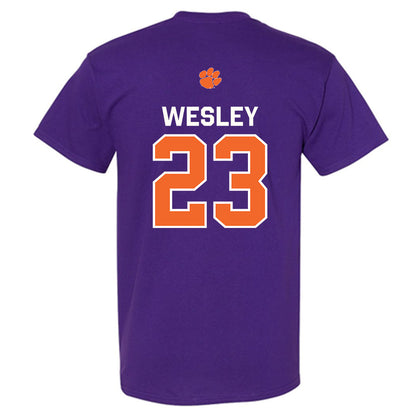 Clemson - NCAA Football : C.J. Wesley - Classic Shersey T-Shirt-1