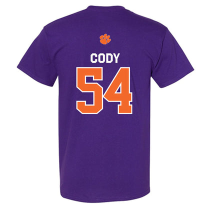 Clemson - NCAA Football : Kam Cody - Classic Shersey T-Shirt-1