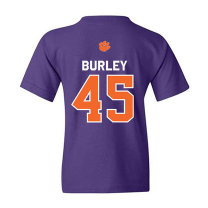 Clemson - NCAA Football : Vic Burley - Classic Shersey Youth T-Shirt-1