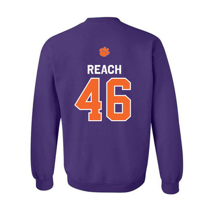 Clemson - NCAA Football : Jackson Reach - Classic Shersey Crewneck Sweatshirt-1