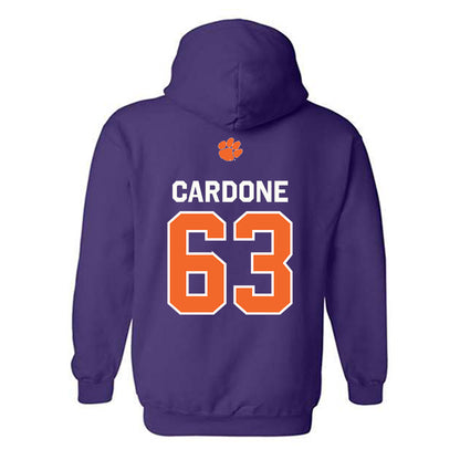 Clemson - NCAA Football : Dominic Cardone - Classic Shersey Hooded Sweatshirt-1
