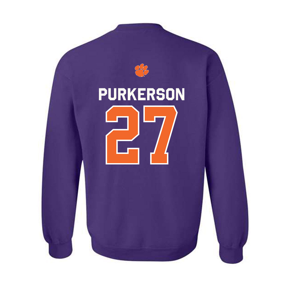 Clemson - NCAA Football : Jack Purkerson - Classic Shersey Crewneck Sweatshirt-1