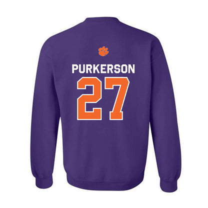 Clemson - NCAA Football : Jack Purkerson - Classic Shersey Crewneck Sweatshirt-1