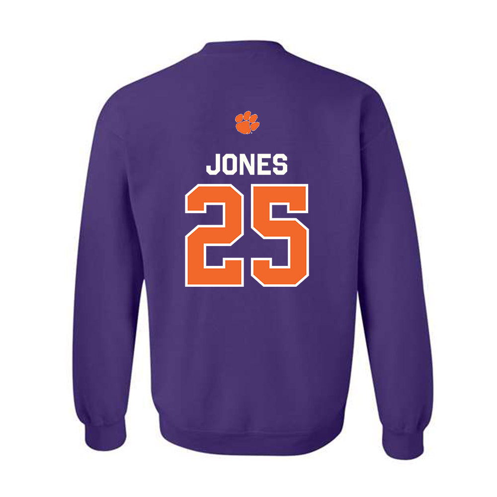 Clemson - NCAA Football : Ricardo Jones - Classic Shersey Crewneck Sweatshirt-1