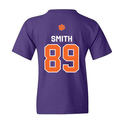 Clemson - NCAA Football : Jack Smith - Classic Shersey Youth T-Shirt-1