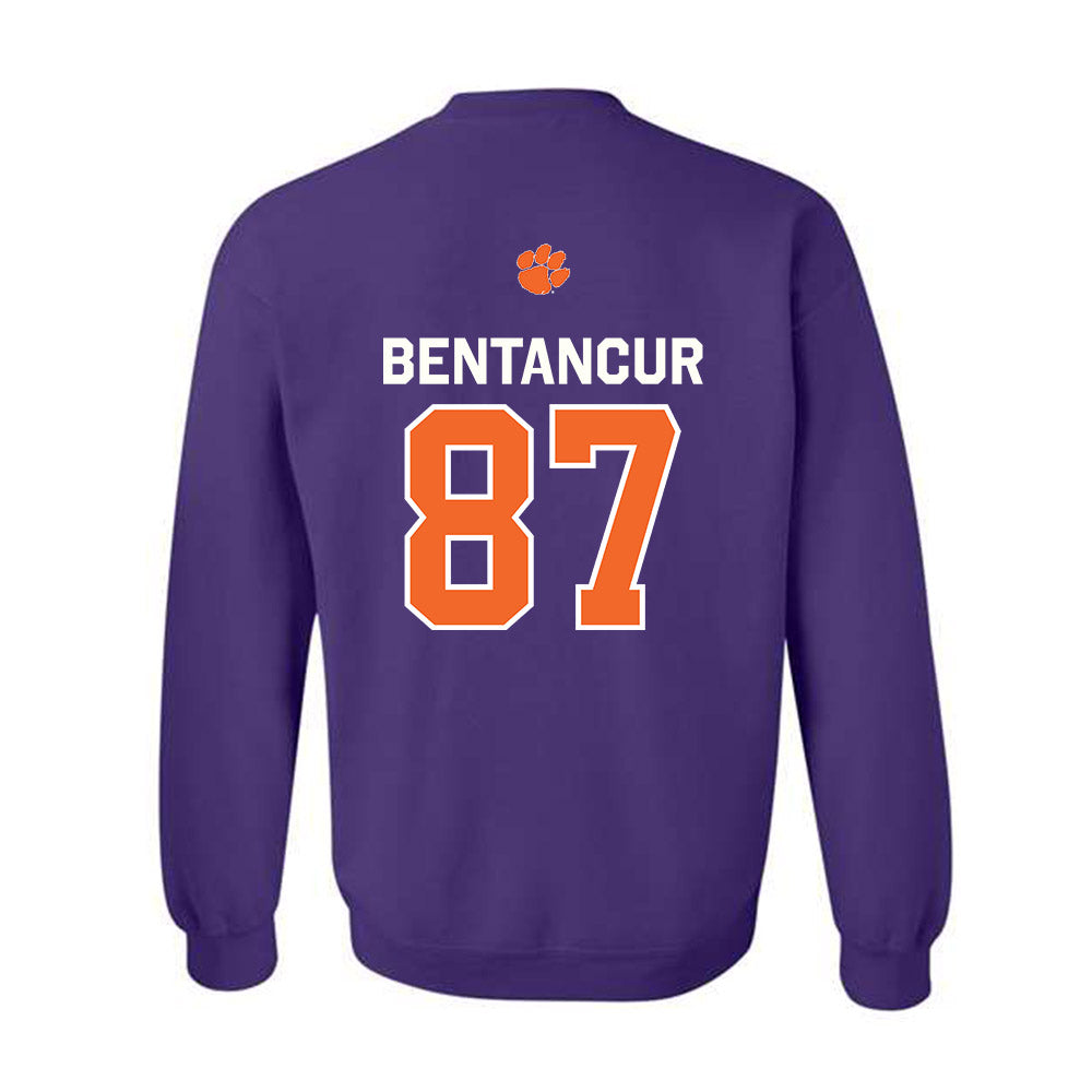 Clemson - NCAA Football : Christian Bentancur - Classic Shersey Crewneck Sweatshirt-1