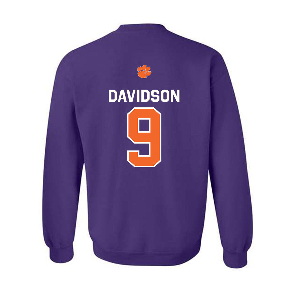 Clemson - NCAA Football : Gideon Davidson - Classic Shersey Crewneck Sweatshirt-1