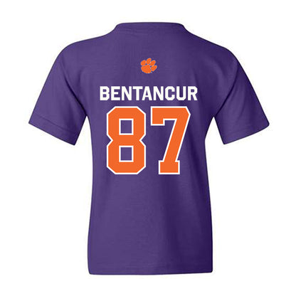 Clemson - NCAA Football : Christian Bentancur - Classic Shersey Youth T-Shirt-1