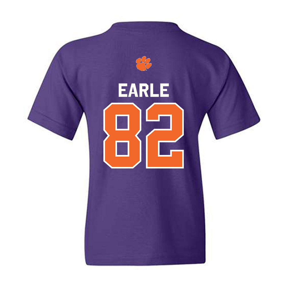 Clemson - NCAA Football : Sam Earle - Classic Shersey Youth T-Shirt-1