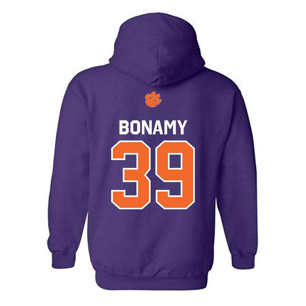 Clemson - NCAA Football : J.D. Bonamy - Classic Shersey Hooded Sweatshirt-1