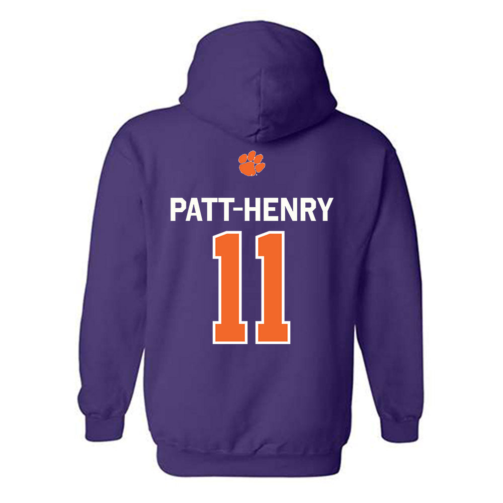 Clemson - NCAA Football : Olsen Patt-Henry - Classic Shersey Hooded Sweatshirt-1