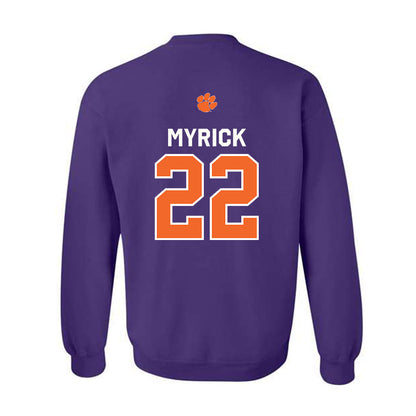 Clemson - NCAA Football : Corey Myrick - Classic Shersey Crewneck Sweatshirt-1