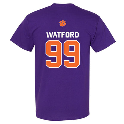 Clemson - NCAA Football : Ari Watford - Classic Shersey T-Shirt-1