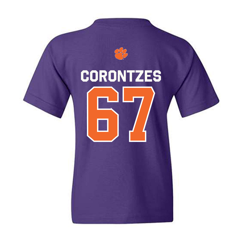Clemson - NCAA Football : Seth Corontzes - Classic Shersey Youth T-Shirt-1