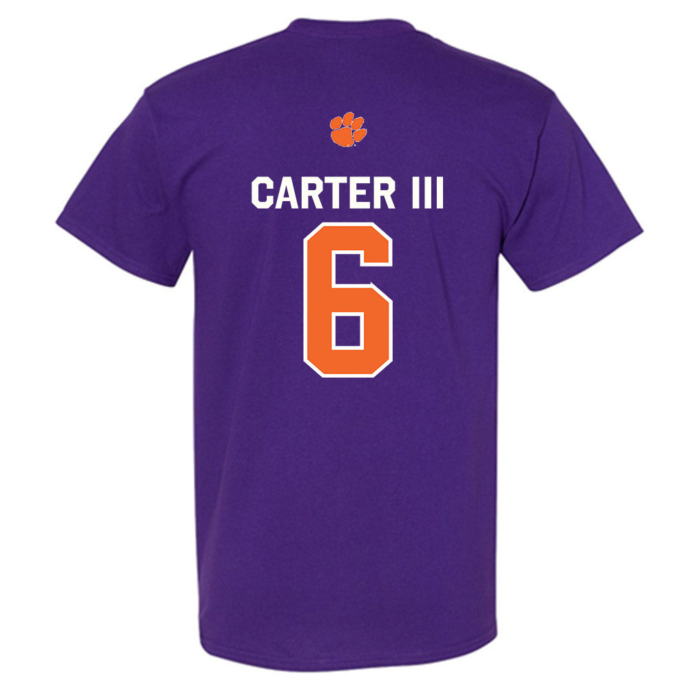 Clemson - NCAA Football : Jerome Carter III - Classic Shersey T-Shirt-1