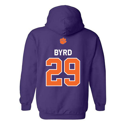 Clemson - NCAA Football : Chase Byrd - Classic Shersey Hooded Sweatshirt-1