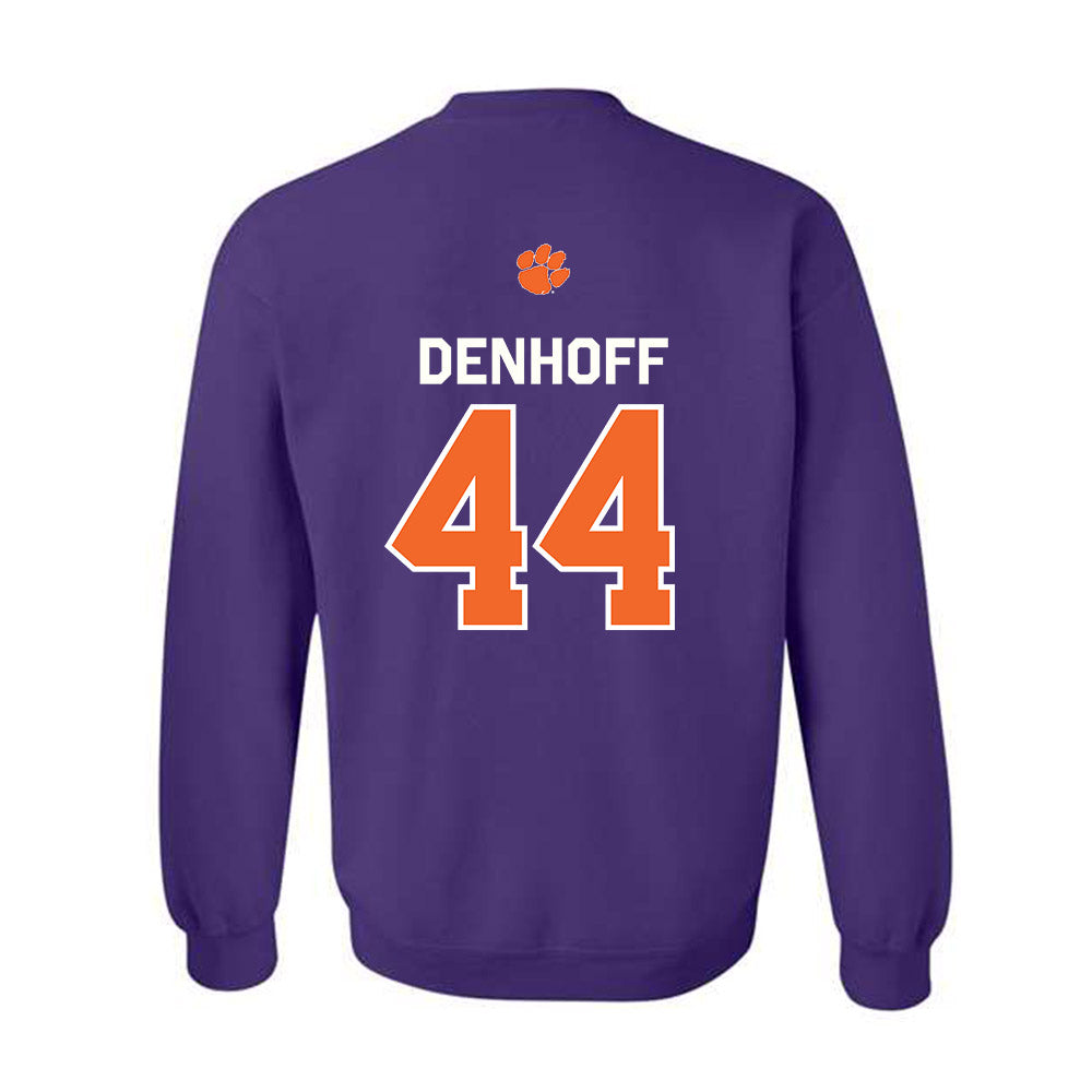 Clemson - NCAA Football : Cade Denhoff - Classic Shersey Crewneck Sweatshirt-1