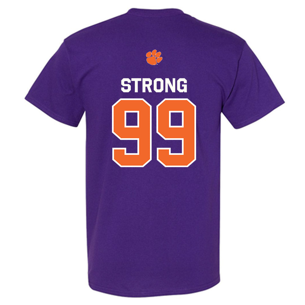 Clemson - NCAA Football : Markus Strong - Classic Shersey T-Shirt-1