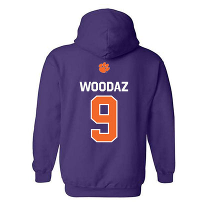 Clemson - NCAA Football : Drew Woodaz - Classic Shersey Hooded Sweatshirt-1