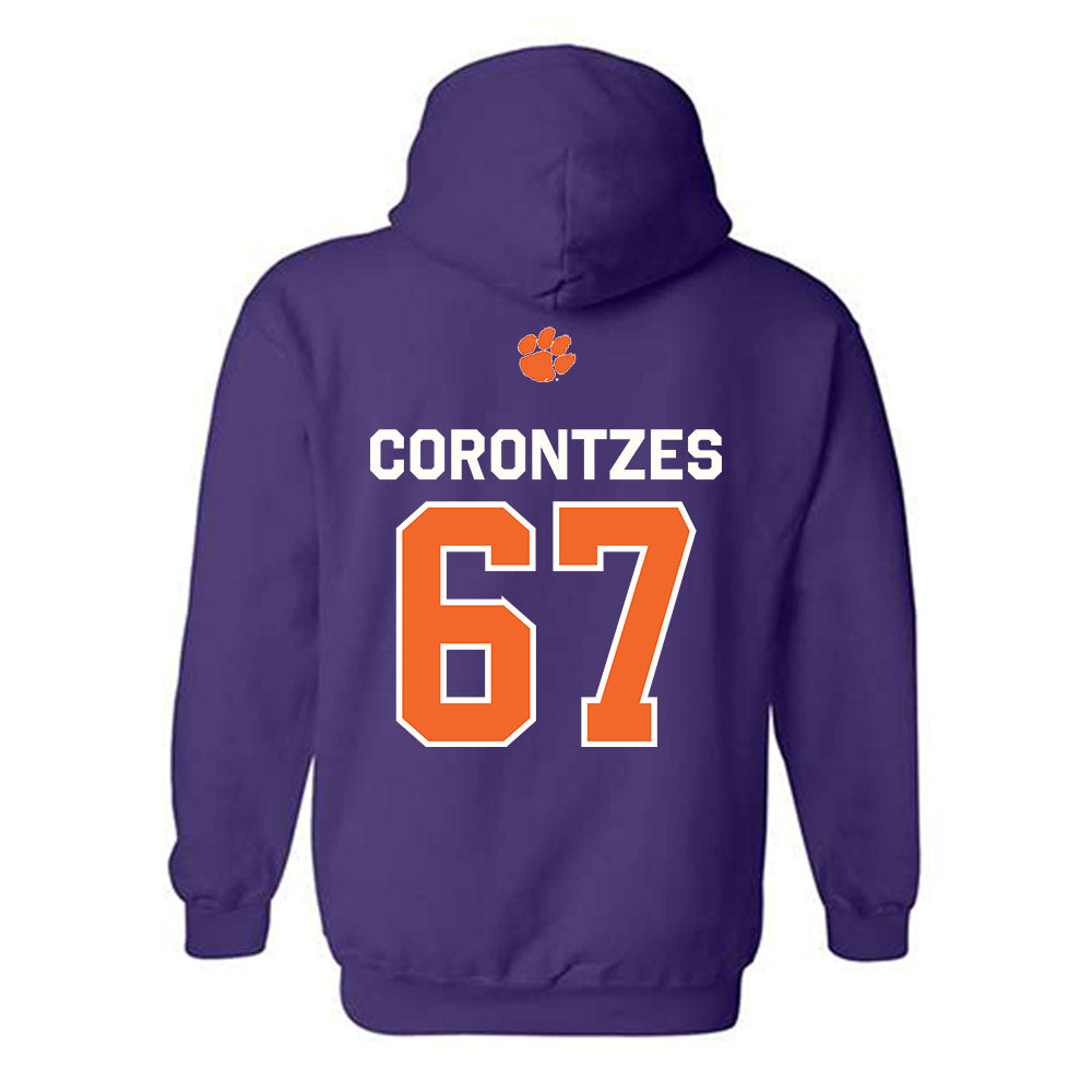 Clemson - NCAA Football : Seth Corontzes - Classic Shersey Hooded Sweatshirt-1