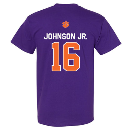 Clemson - NCAA Football : Chris Johnson Jr. - Classic Shersey T-Shirt-1