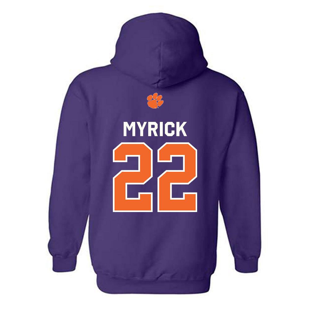 Clemson - NCAA Football : Corey Myrick - Classic Shersey Hooded Sweatshirt-1