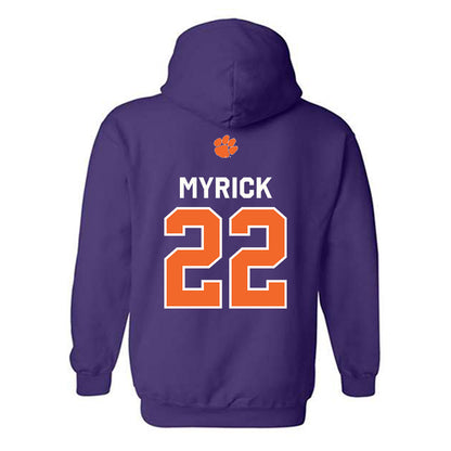 Clemson - NCAA Football : Corey Myrick - Classic Shersey Hooded Sweatshirt-1