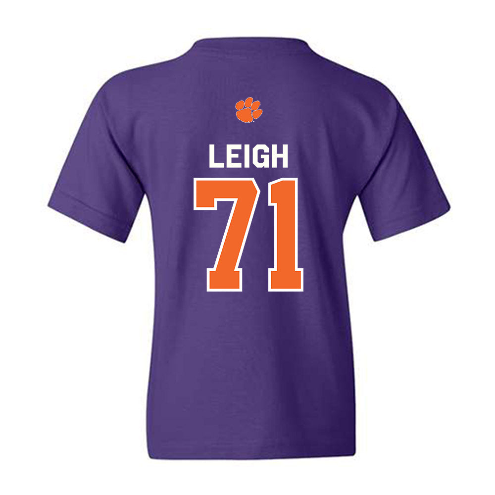 Clemson - NCAA Football : Tristan Leigh - Classic Shersey Youth T-Shirt-1