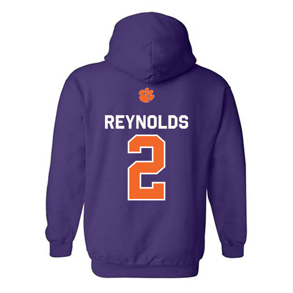 Clemson - NCAA Football : Tait Reynolds - Classic Shersey Hooded Sweatshirt-1