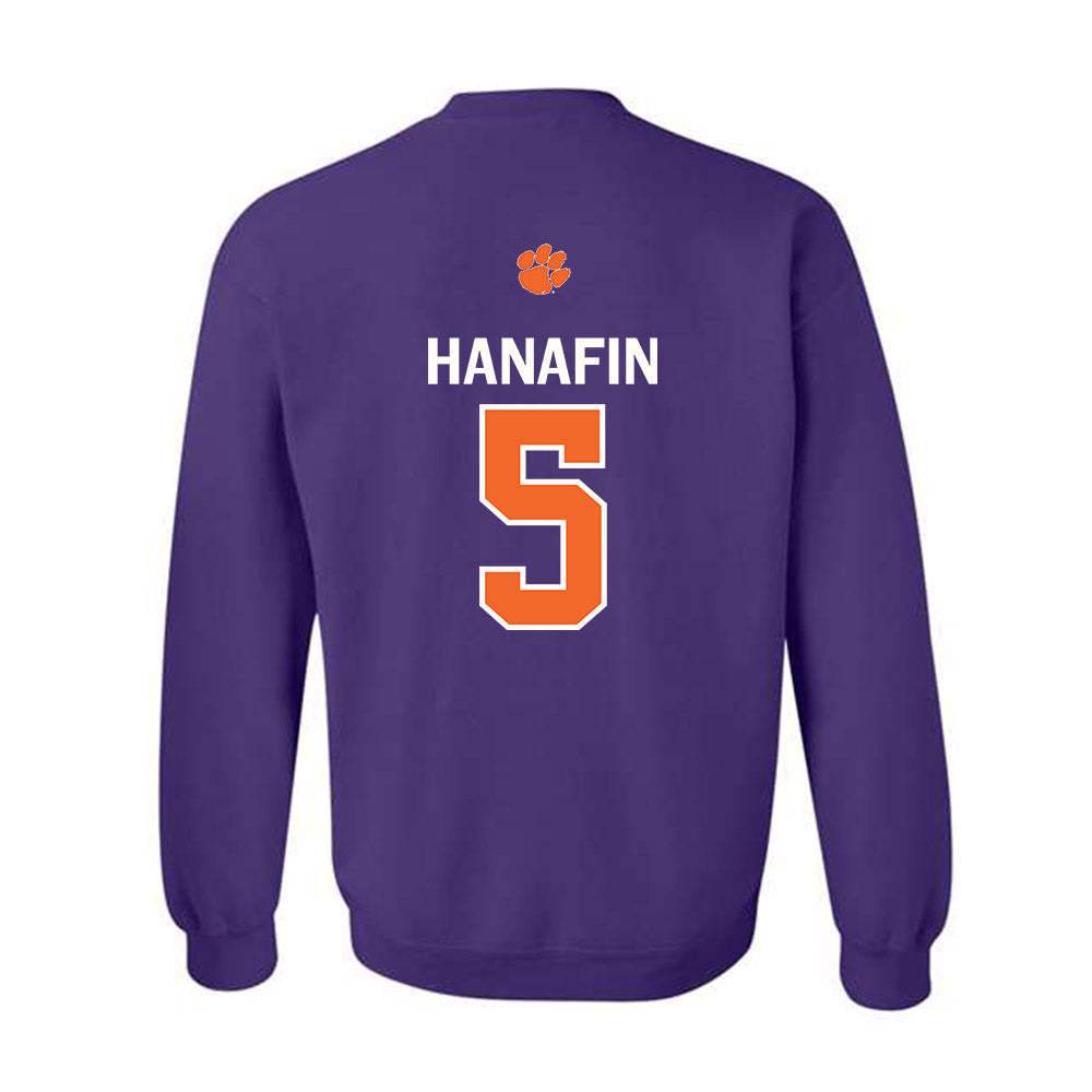 Clemson - NCAA Football : Ronan Hanafin - Classic Shersey Crewneck Sweatshirt-1