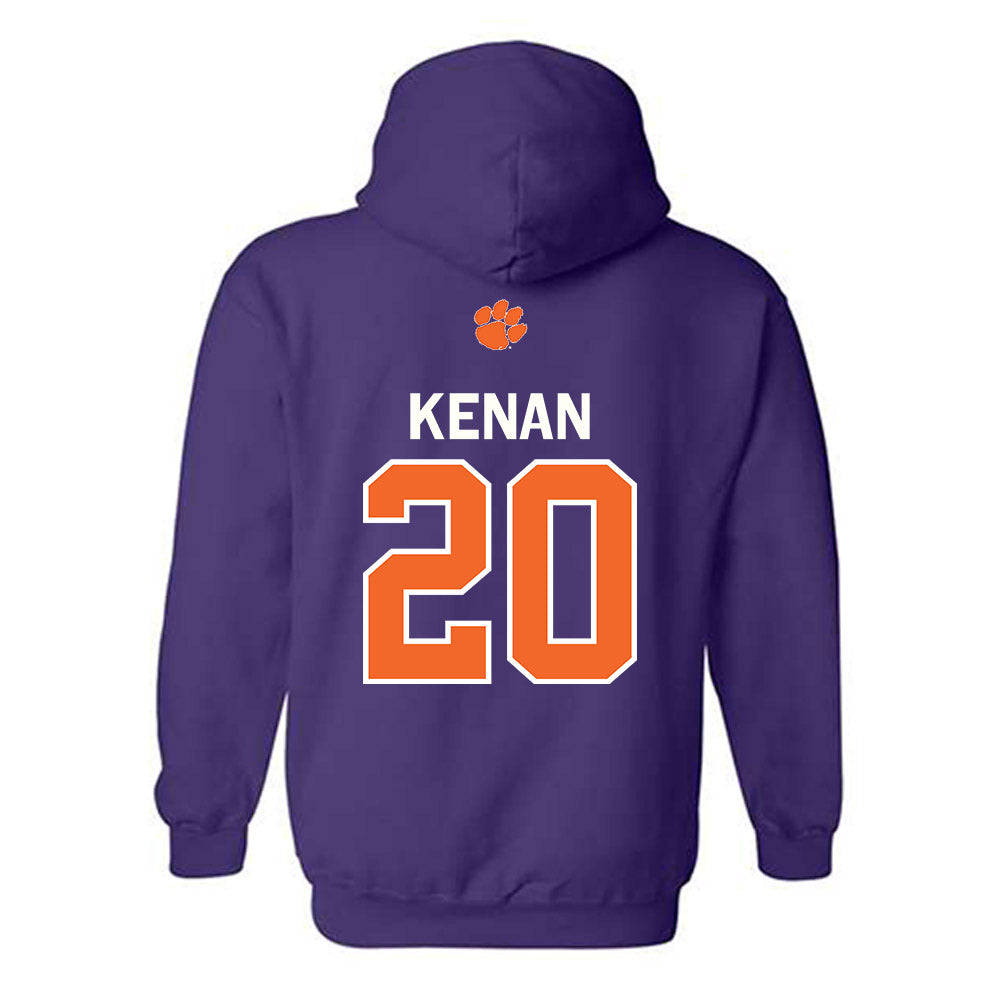 Clemson - NCAA Football : Jakarrion Kenan - Classic Shersey Hooded Sweatshirt-1