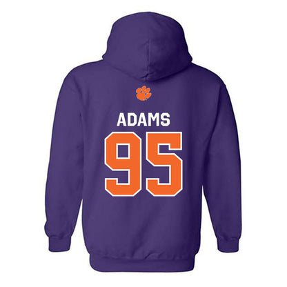 Clemson - NCAA Football : Amare Adams - Classic Shersey Hooded Sweatshirt-1
