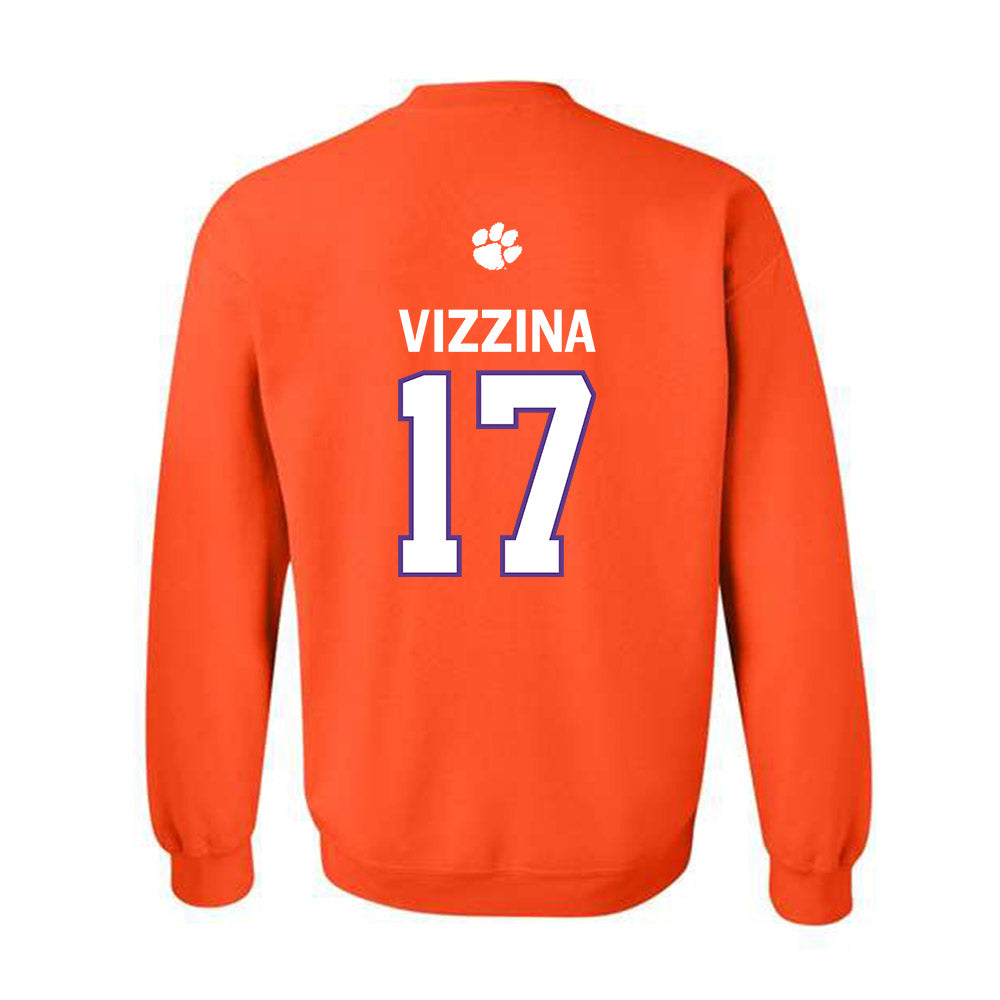 Clemson - NCAA Football : Christopher Vizzina - Classic Shersey Crewneck Sweatshirt-1