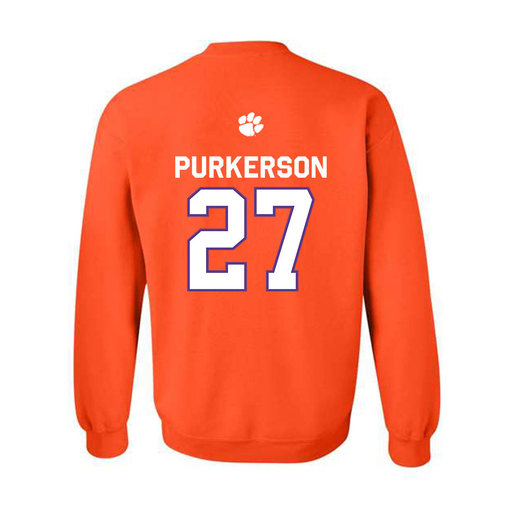 Clemson - NCAA Football : Jack Purkerson - Classic Shersey Crewneck Sweatshirt-1
