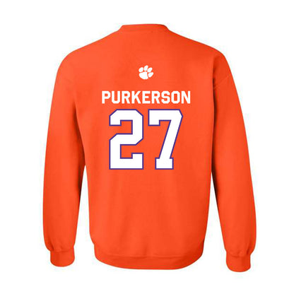 Clemson - NCAA Football : Jack Purkerson - Classic Shersey Crewneck Sweatshirt-1