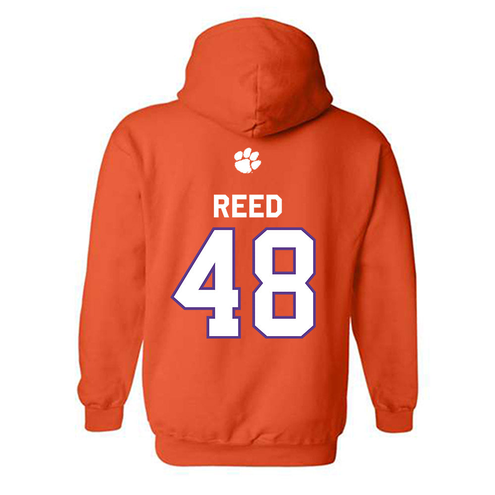 Clemson - NCAA Football : Charlie Reed - Classic Shersey Hooded Sweatshirt-1