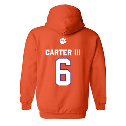 Clemson - NCAA Football : Jerome Carter III - Classic Shersey Hooded Sweatshirt-1