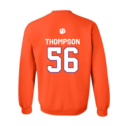 Clemson - NCAA Football : Champ Thompson - Classic Shersey Crewneck Sweatshirt-1