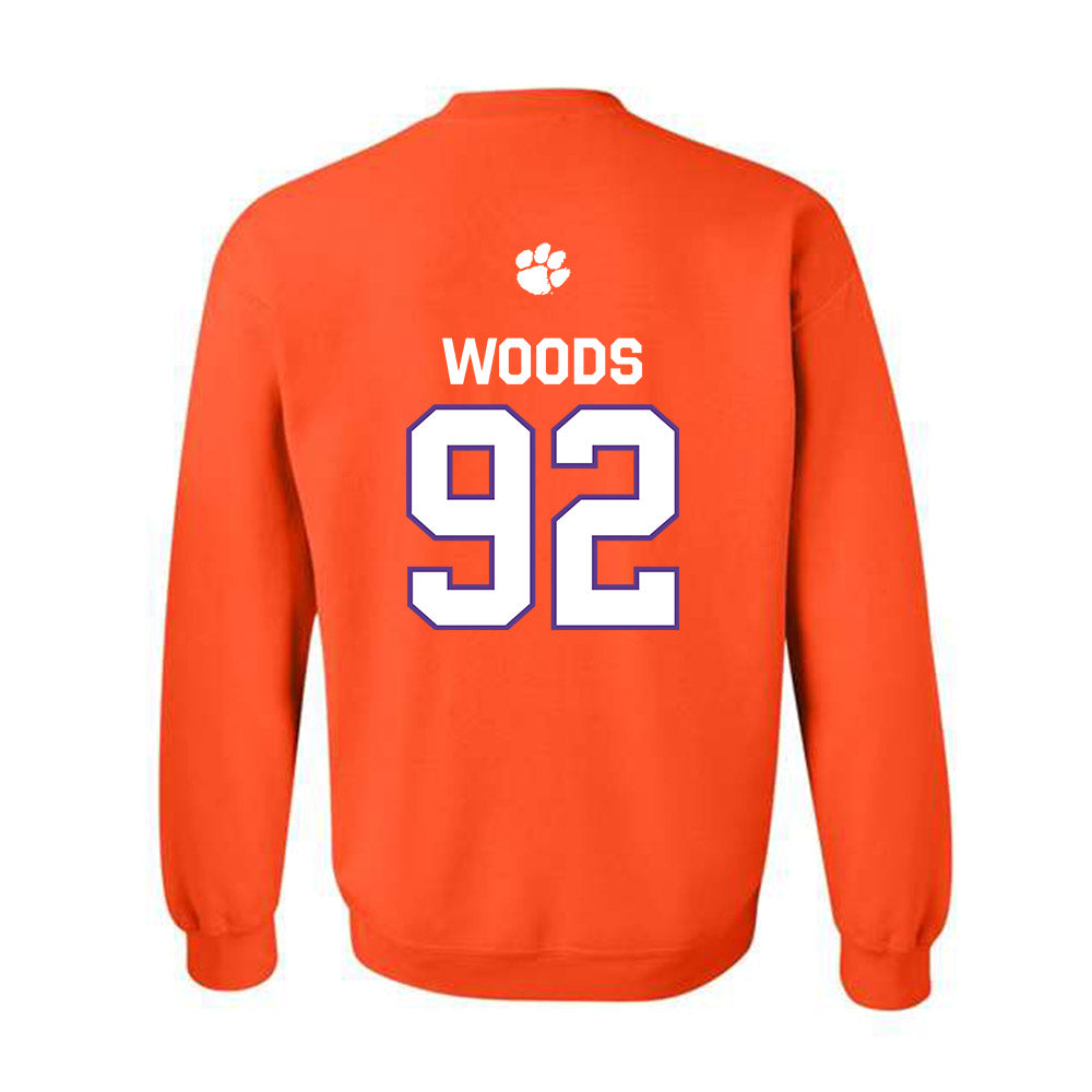 Clemson - NCAA Football : Devarrick Woods - Classic Shersey Crewneck Sweatshirt-1