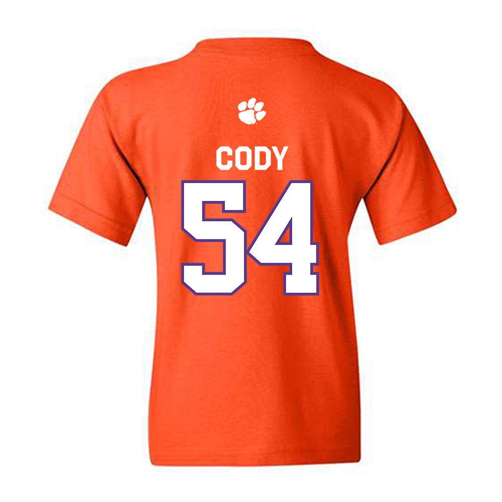 Clemson - NCAA Football : Kam Cody - Classic Shersey Youth T-Shirt-1