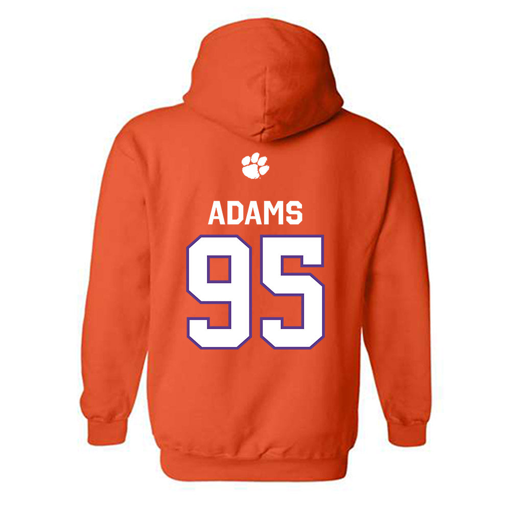 Clemson - NCAA Football : Amare Adams - Classic Shersey Hooded Sweatshirt-1