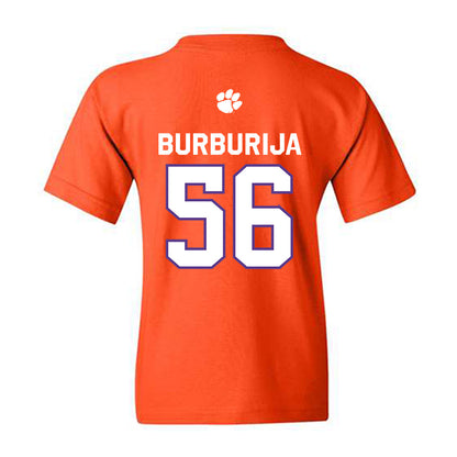 Clemson - NCAA Football : Andy Burburija - Classic Shersey Youth T-Shirt-1