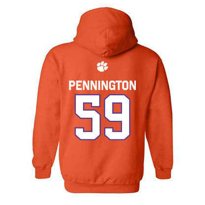 Clemson - NCAA Football : Dietrick Pennington - Classic Shersey Hooded Sweatshirt-1